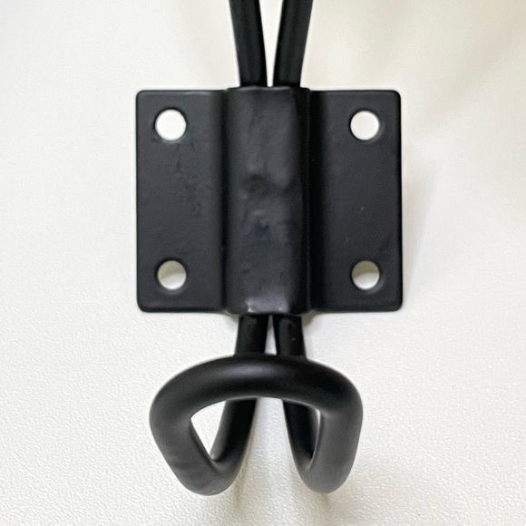 NEW Rustic Farmhouse Black Wall Hooks - Picture 7 of 14